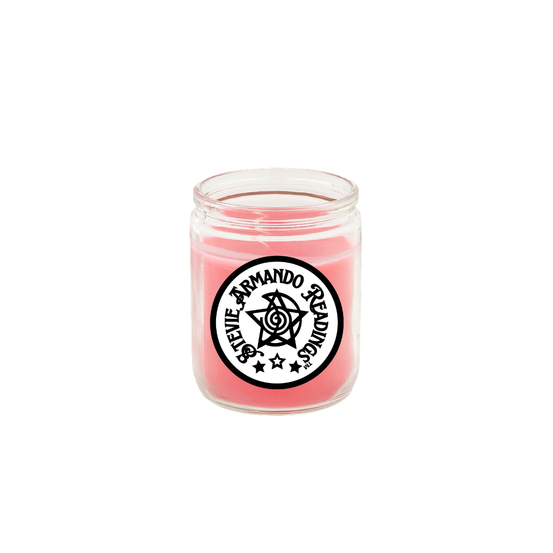 Stevie Armando Readings™ • Rose Quartz Manifesting Candle